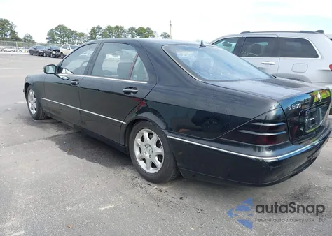 2002 Mercedes-Benz S 500 from USA, damaged, VIN WDBNG75J22A297778